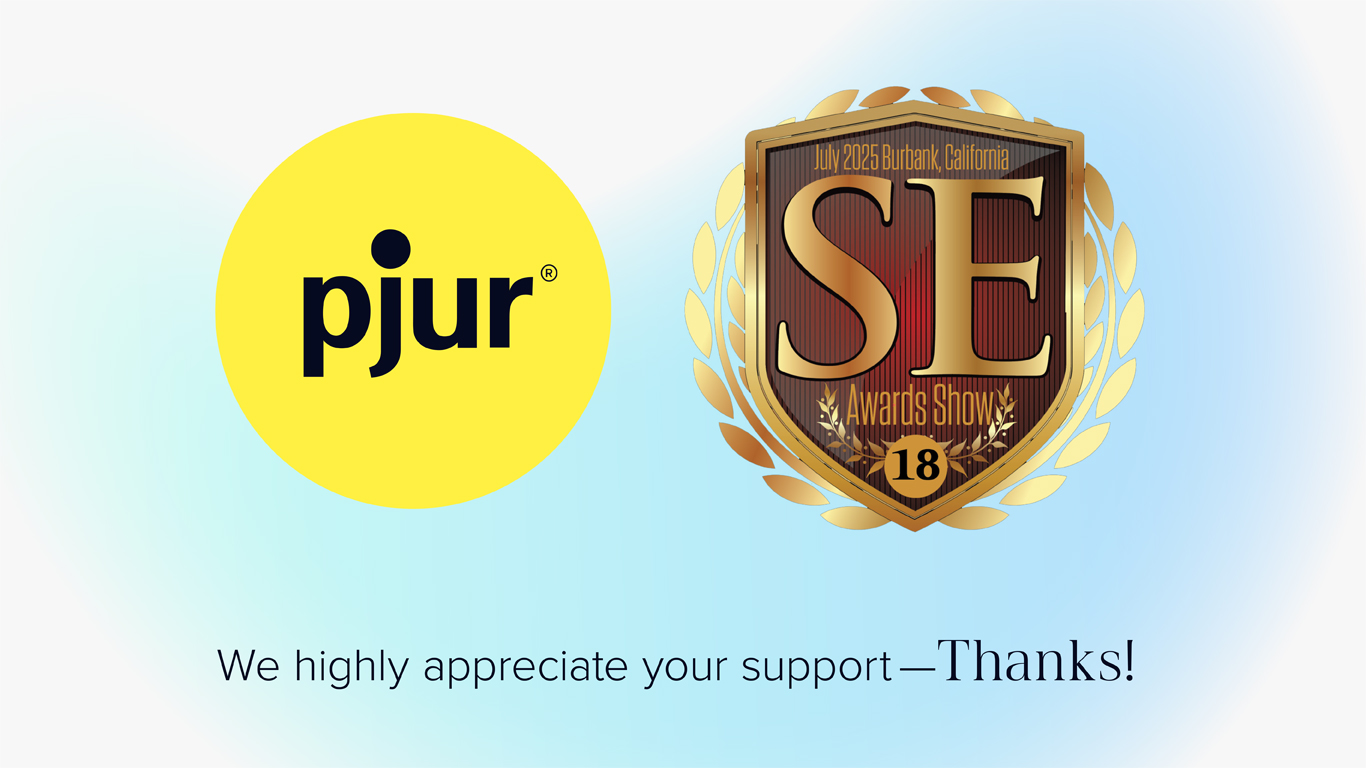 Grafik mit pjur und SE Awards Logo