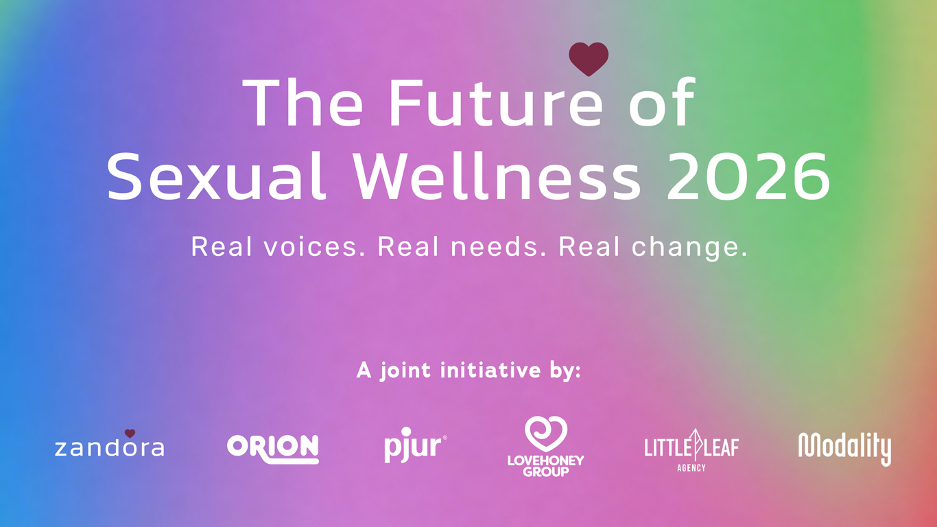 Plakative Darstellung der Kampagne "The Future of Sexual Wellness 2026"